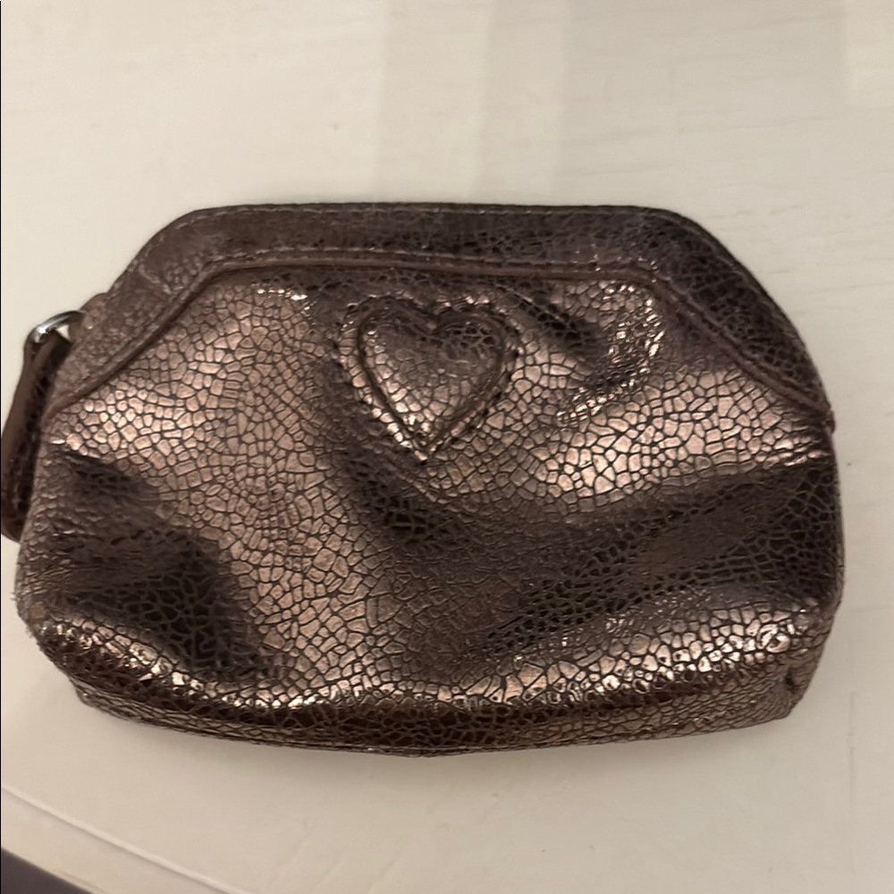 Brighton Brown Key & Card Holder with Textured Finish